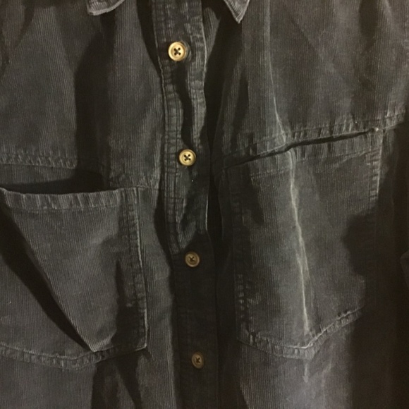 M&S Collection Pure Cotton Corduroy Shirt Blue Size 16 US - Picture 6 of 9